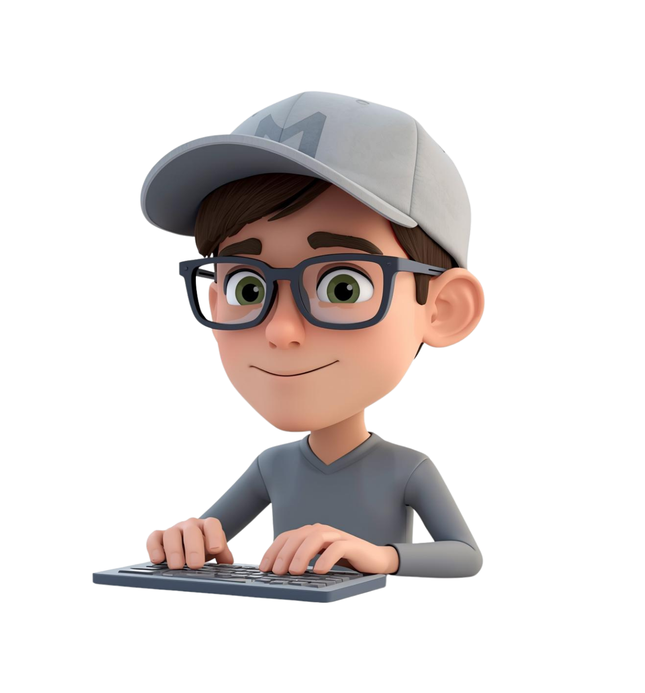 Illustration of a developer coding