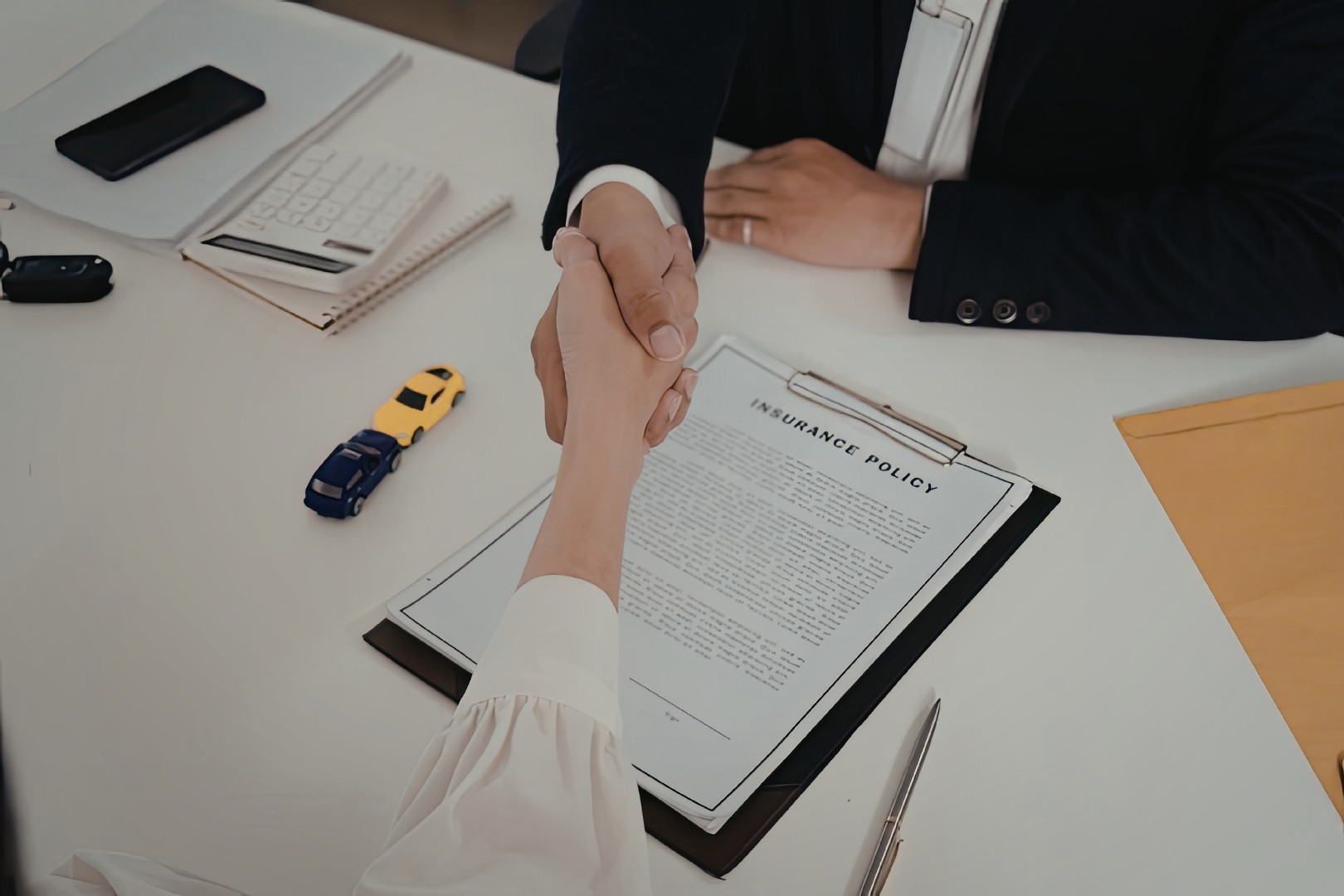 Business agreement and insurance policy discussion