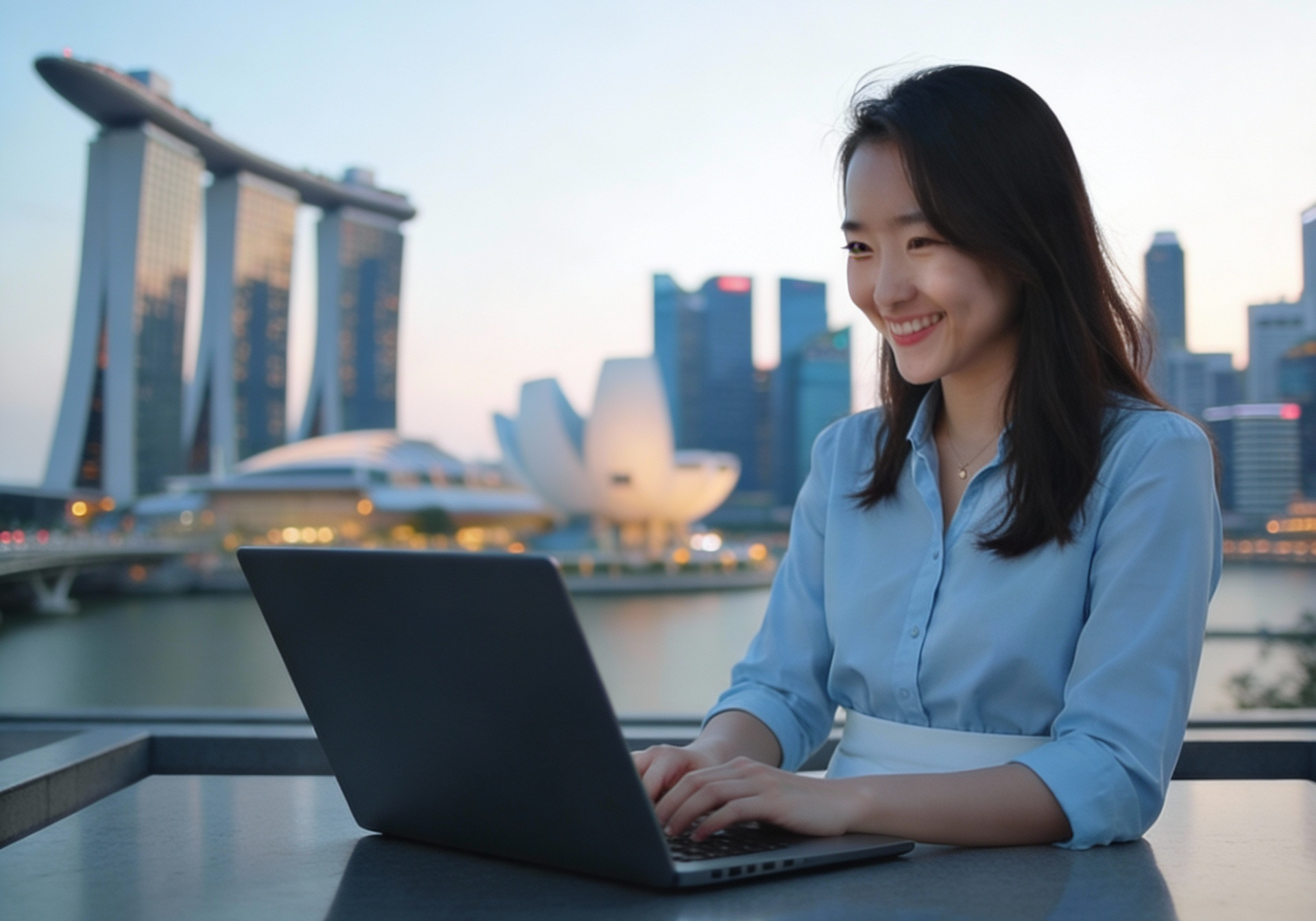 Advisor working with a client